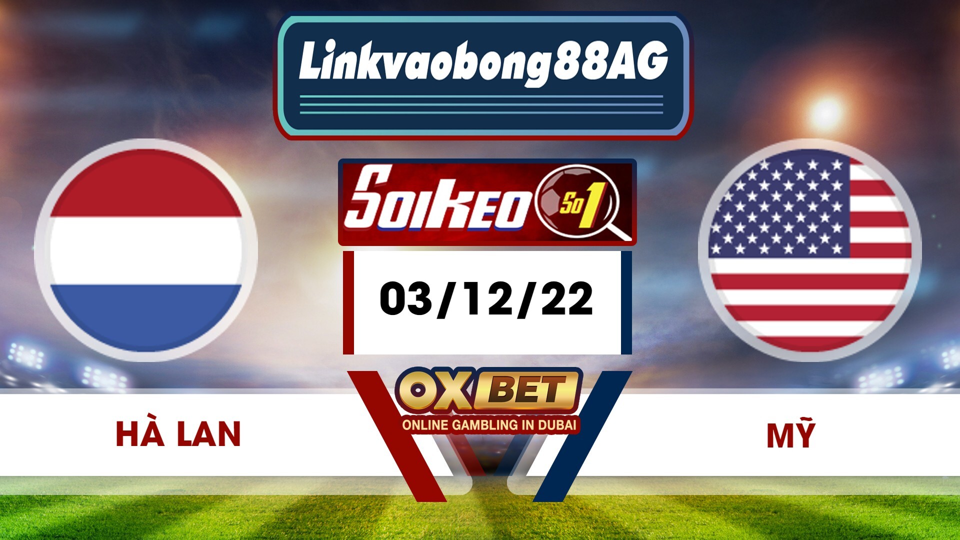 Soi kèo Bong88 Hà Lan vs Hoa Kỳ – 03/12/2022 – 22h00 tối
