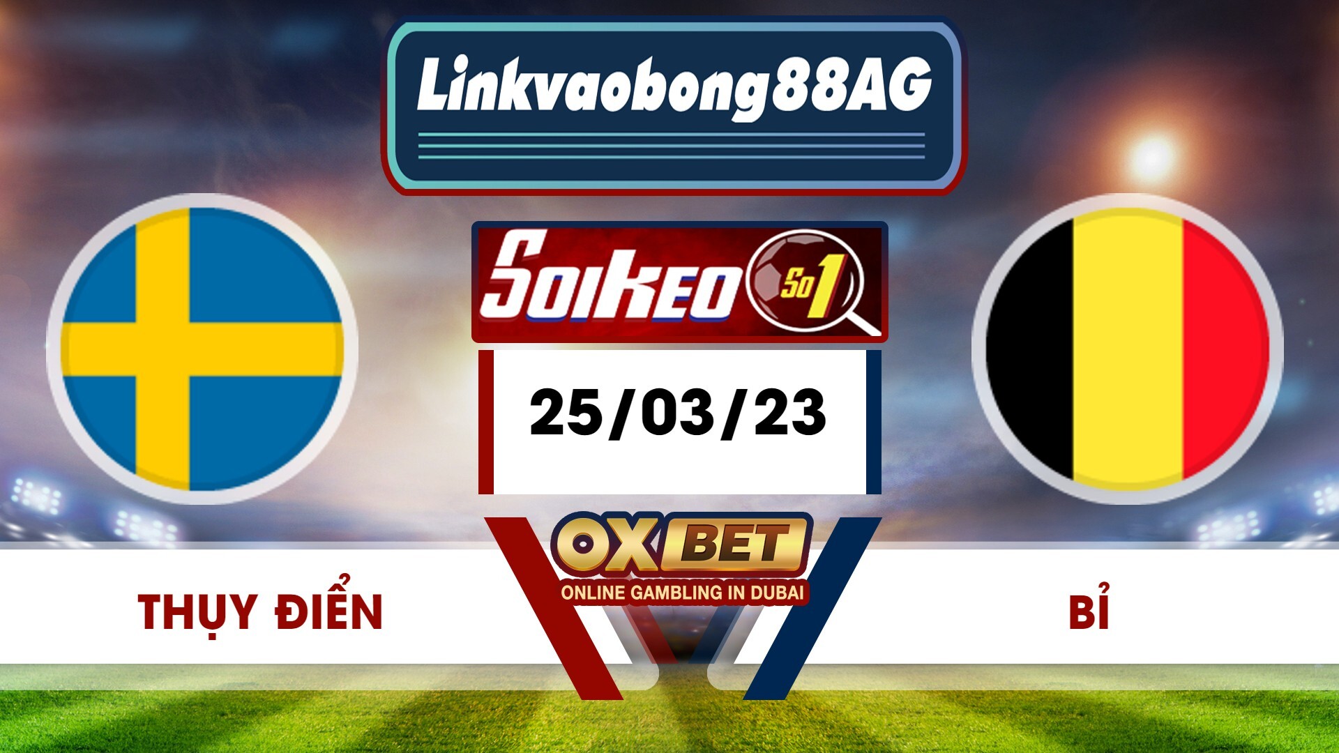 Soi kèo Bong88 Thụy Điển vs Bỉ – 25/03/2023 – 02h45 sáng