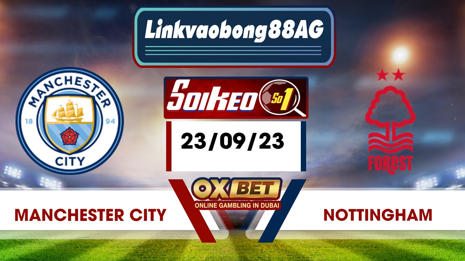 Soi kèo Bong88 Manchester City vs Nottingham – 23/09/2023 – 21h00 Tối