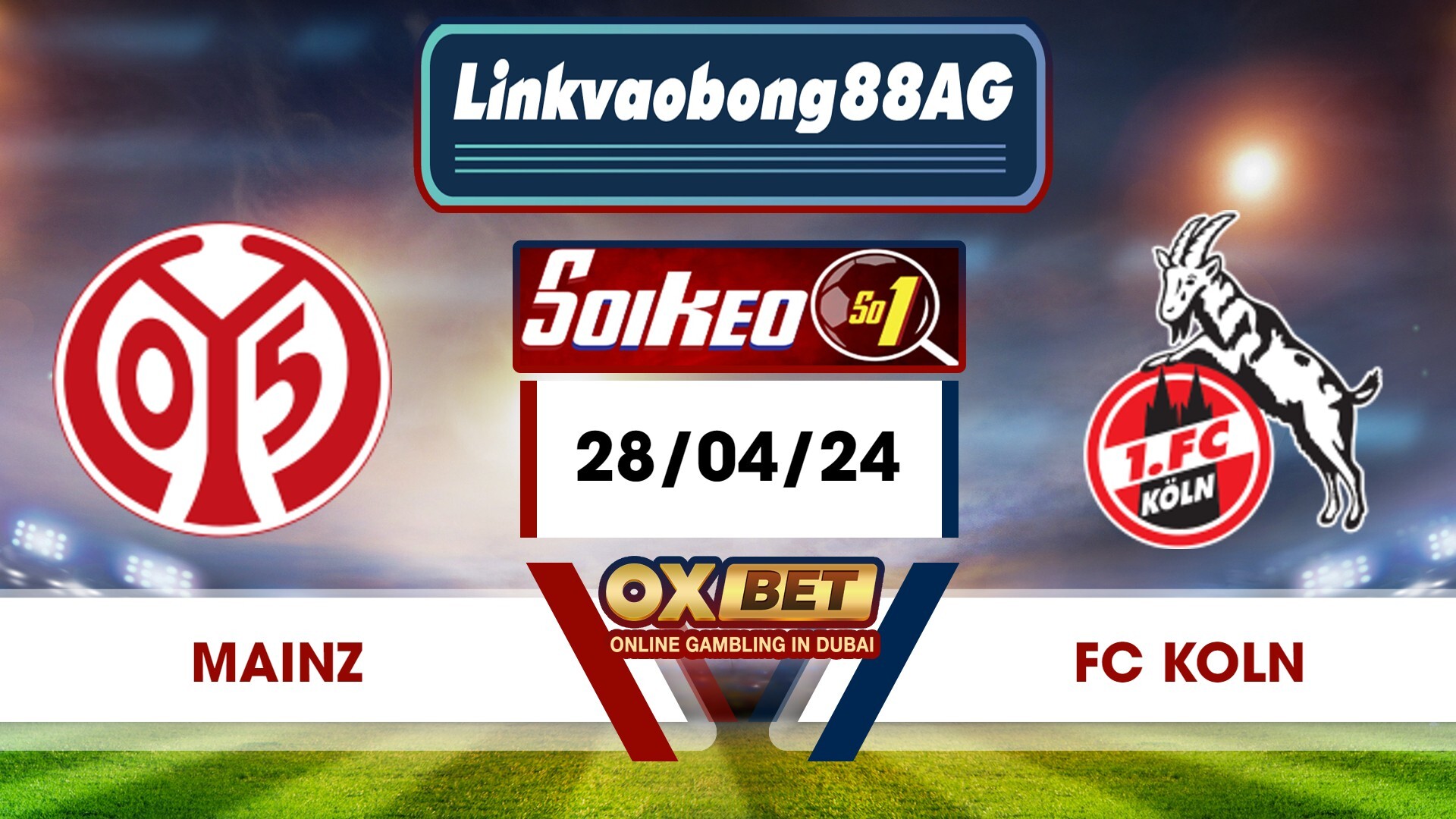 Soi kèo Bong88 Mainz vs FC Koln – 28/04/2024 – 22h30 Tối