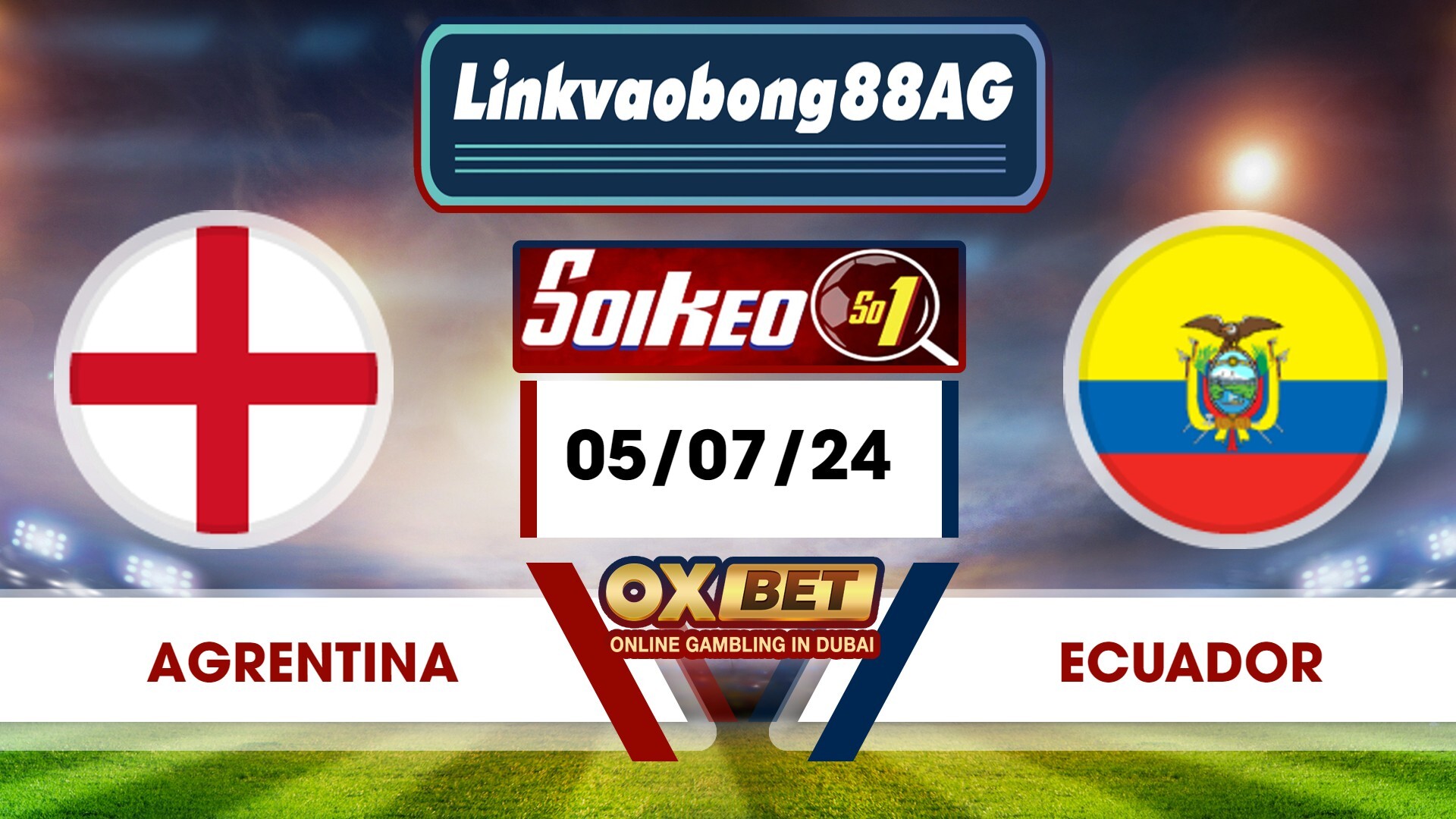 Soi kèo Bong88 Argentina vs Ecuador – 05/07/2024 – 08h00 sáng