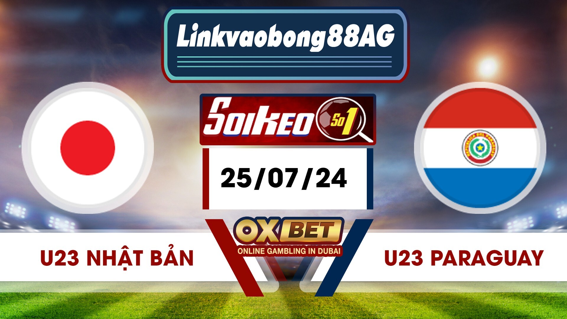Soi kèo Bong88 U23 Nhật Bản vs U23 Paraguay – 25/07/2024 – 00h00 sáng